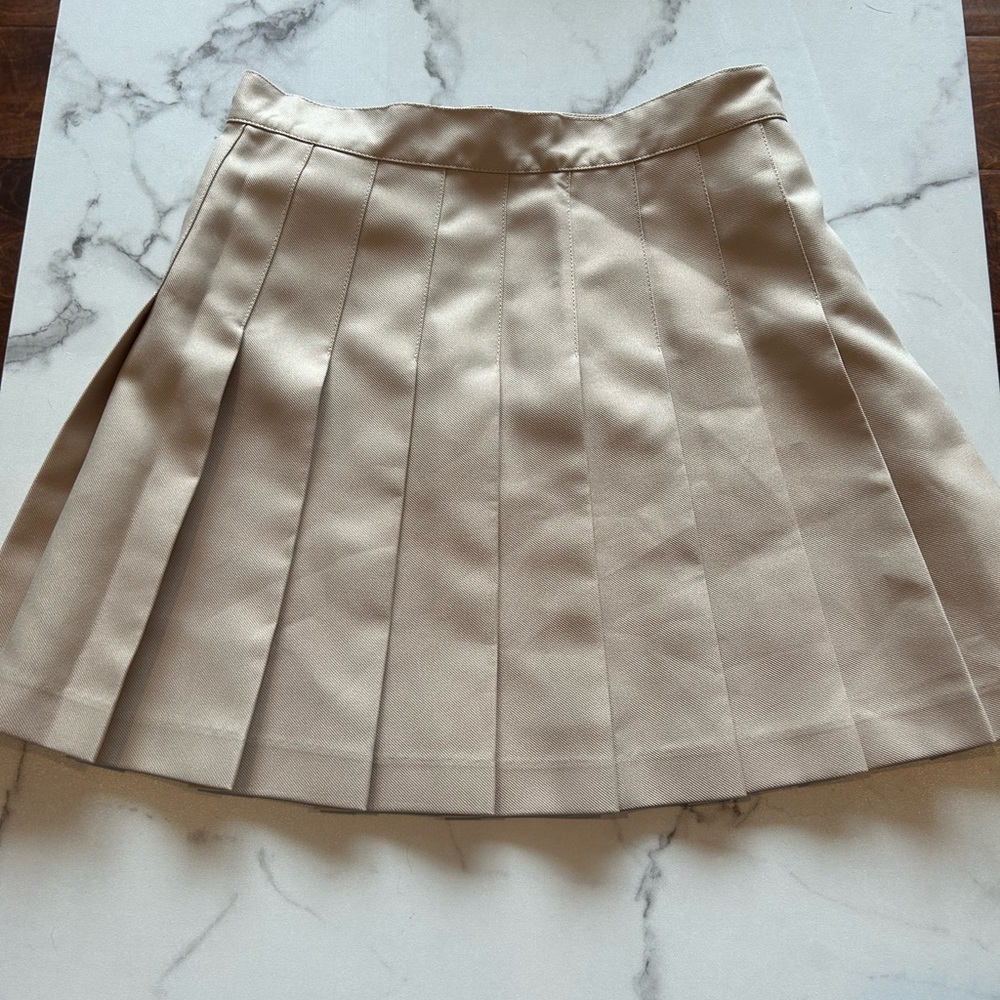 XS American Apparel Tan / Beige Tennis skirt
